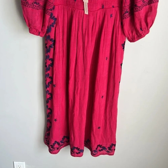 NEW Anthropologie Bonnie Smocked Midi Dress - Picture 7 of 12
